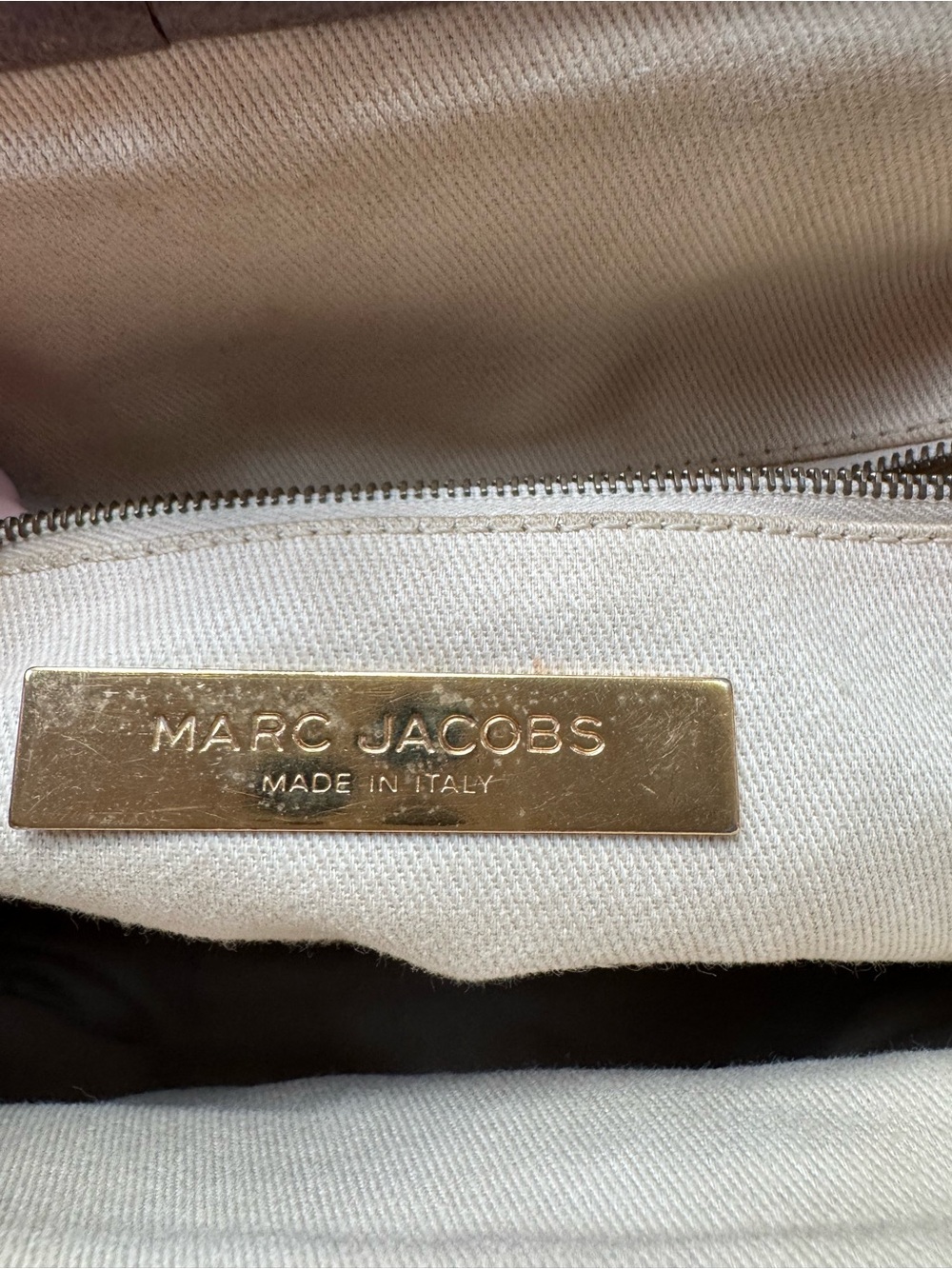 Authentic Marc Jacobs Stam Bag Quilted Brown Leather Gold Chain Kiss Lock Italy - Picture 12 of 16
